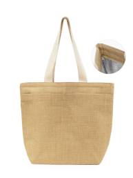 Chugu Jute Cooler Bag with Zipper