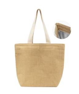 Chugu Jute Cooler Bag with Zipper
