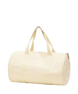 canvas Duffel with Leather Puller
