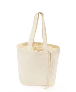 Canvas Bag with Mesh Closure