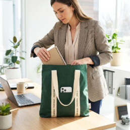 your-bag-your-way-green-tote-bag-extended-printed-handles