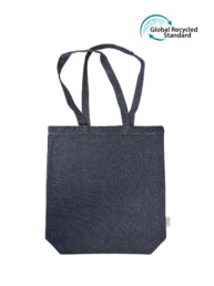 Recycled denim tote bag